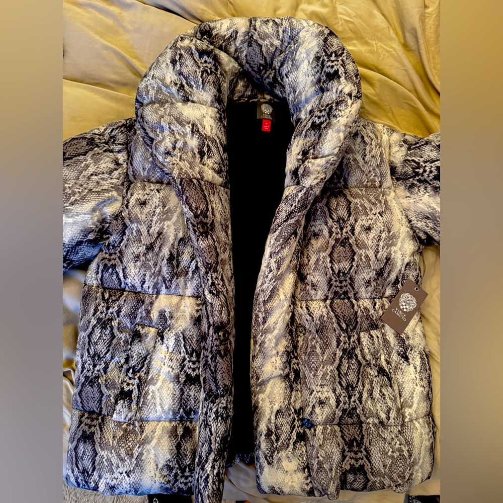 Vince Camuto Puff Jacket Vivid Hues